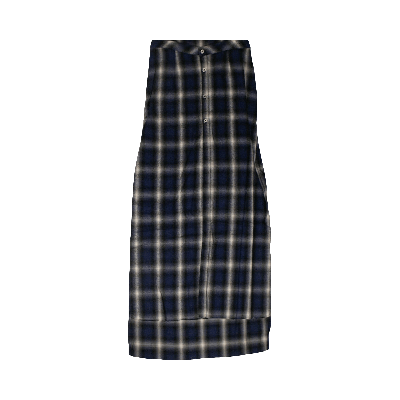 Pre-owned Amiri Flannel Star Skirt 'black'