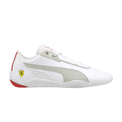 Pre-owned Puma Scuderia Ferrari X R-cat Machina 'white Rosso Corsa'