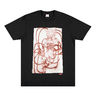 Pre-owned Supreme X Christopher Wool 2001 Tee 'black'