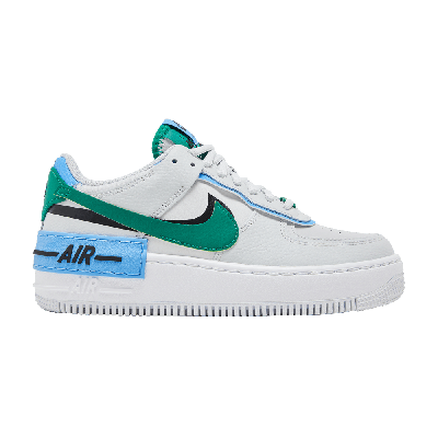 Pre-owned Nike Wmns Air Force 1 Shadow 'photon Dust Malachite' In White