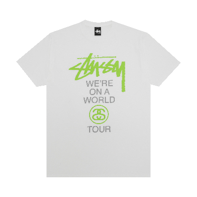 Pre-owned Stussy We're On A World Tour Tee 'white'