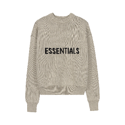 Pre-owned Essentials Fear Of God  X Ssense Knit Sweater 'linen' In Cream