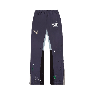 Pre-owned Gallery Dept. Gd Flared Sweatpant 'navy' In Blue