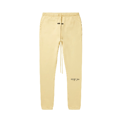 Pre-owned Essentials Fear Of God  X Mr. Porter Exclusive Sweatpants 'garden Glove' In Cream