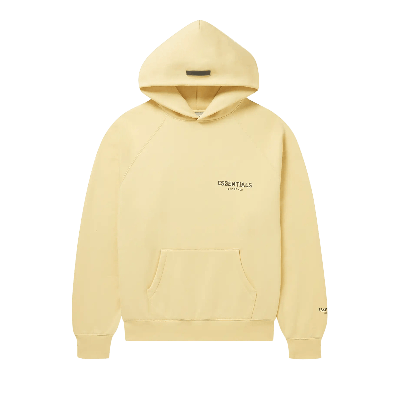 Pre-owned Essentials Fear Of God  X Mr. Porter Exclusive Hoodie 'garden Glove' In Cream