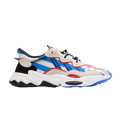 Pre-owned Adidas Originals Bait X Street Fighter X Ozweego 'e. Honda' In White