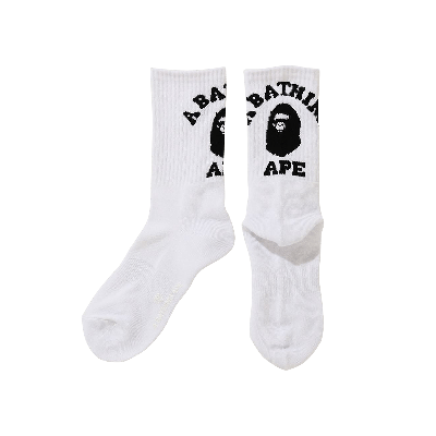 Pre-owned Bape College Socks 'black'
