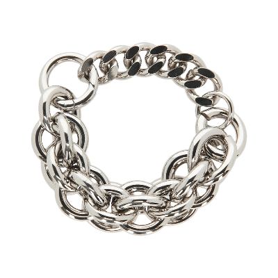 Pre-owned Alyx Dual Chunky Chain Bracelet 'silver'