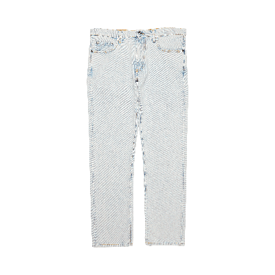 Pre-owned Off-white Diag Tab Arrow Slim Jean 'bleach Blue'