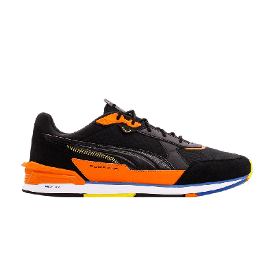 Pre-owned Puma Porsche Legacy X Low Racer 'black Carrot'