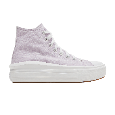 Pre-owned Converse Wmns Chuck Taylor All Star Move Platform High 'seasonal Color - Pale Amethyst' In Pink