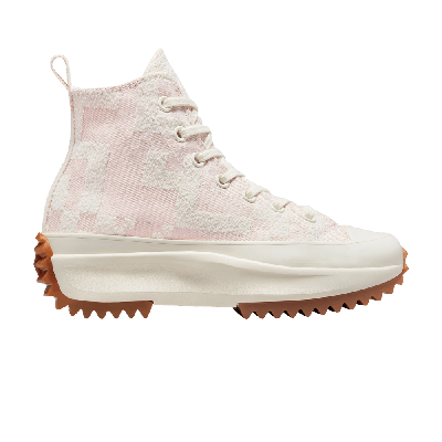 Pre-owned Converse Run Star Hike Platform High 'egret Pink Clay' In White