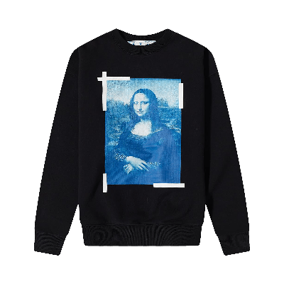 Pre-owned Off-white Monalisa Over Crewneck 'black'
