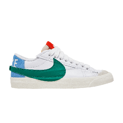 Pre-owned Nike Wmns Blazer Low '77 Jumbo 'mismatch' In White