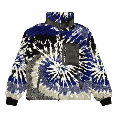 Pre-owned Amiri Tie Dye Track Jacket 'blue/black'