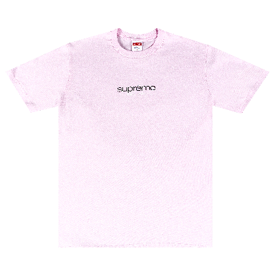 Pre-owned Supreme Classic Logo Tee 'light Pink' | ModeSens