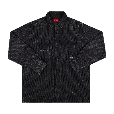 Pre-owned Supreme Corduroy Shirt 'black' | ModeSens