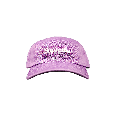 Pre-owned Supreme Washed Chino Twill Camp Cap 'light Purple'