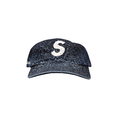 Pre-owned Supreme X Kevlar Denim S Logo 6-panel 'indigo' In Blue