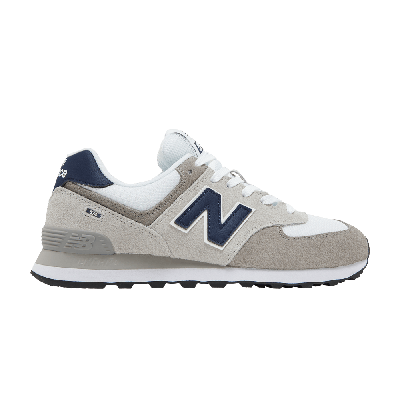 Pre-owned New Balance 574 'rain Cloud Navy' In Grey