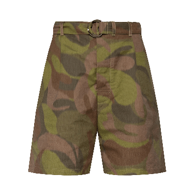 Pre-owned Marni Shorts 'olive' In Green