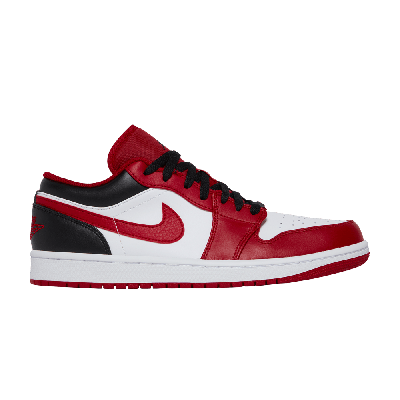Pre-owned Air Jordan 1 Low 'reverse Black Toe' In Red