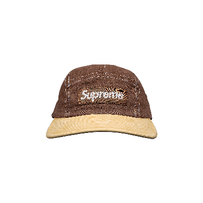 2-tone Twill Camp Cap 'brown'