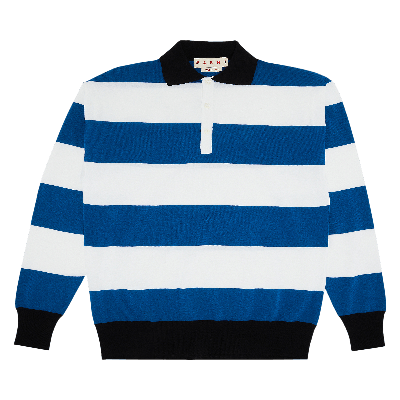 Pre-owned Marni Polo Neck 'neptune' In Blue