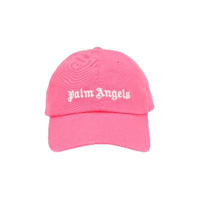 Pre-owned Palm Angels Classic Logo Cap 'baby Pink/white'