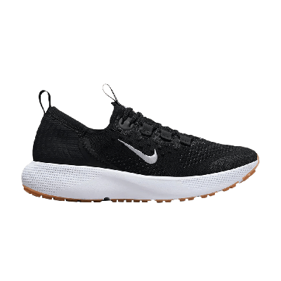 Pre-owned Nike Wmns React Escape Run Flyknit 'black White'