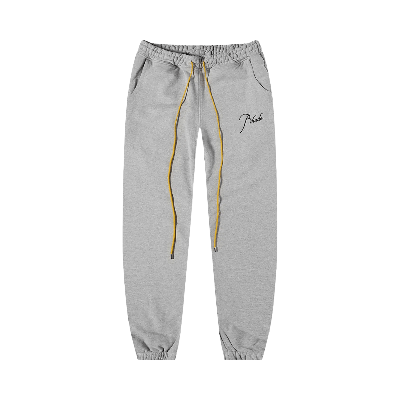Pre-owned Rhude Terry Sweatpant 'heather Grey'