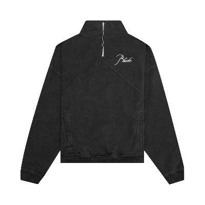 Pre-owned Rhude Quarter Zip 'vintage Black'