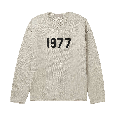 Pre-owned Essentials Fear Of God  Raw Edge Sweater 'wheat' In Cream