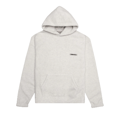 Pre-owned Essentials Fear Of God  Polar Fleece Hoodie 'oatmeal' In Grey