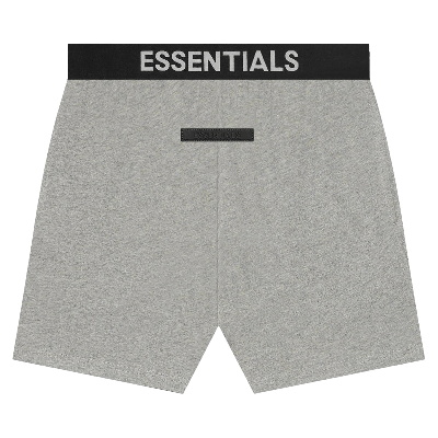 Pre-owned Essentials Sp21 Lounge Short 'oatmeal' In Grey