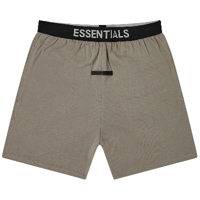 Pre-owned Essentials Fear Of God  Sp21 Lounge Short 'charcoal' In Black