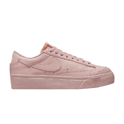 Pre-owned Nike Wmns Blazer Low Platform 'atmosphere' In Pink