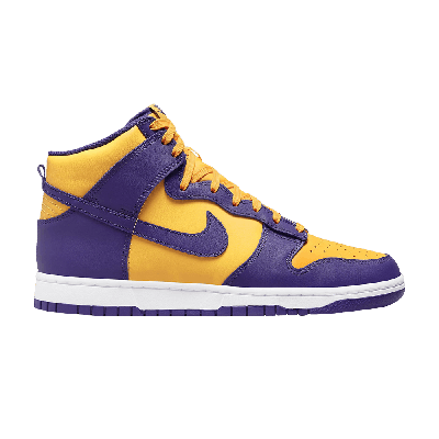 Pre-owned Nike Dunk High 'lakers' In Purple