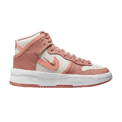 Pre-owned Nike Wmns Dunk High Up 'crimson Bliss' In White