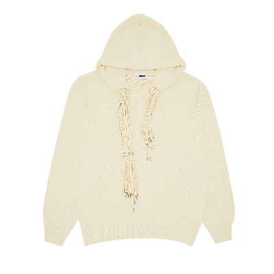 Pre-owned Ambush Multicord Hoodie 'white/asparagus'