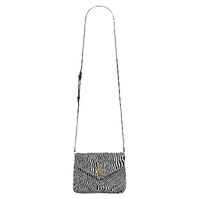 Pre-owned Saint Laurent Toy Loulou Crossbody Bag 'denim Azure' In Blue