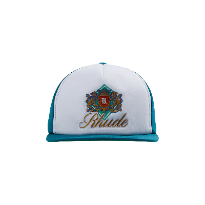 Pre-owned Rhude Menthol Trucker 'menthol/white' In Blue