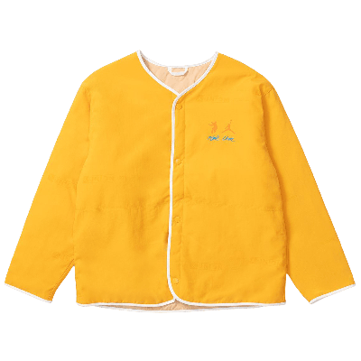 Pre-owned Air Jordan X Union M J Liner Jacket 'sport Gold/white Onyx' In Yellow