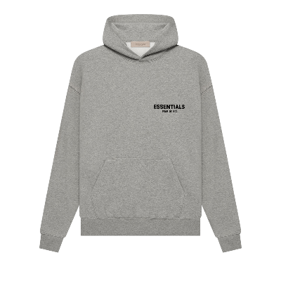 Pre-owned Essentials Fear Of God  Hoodie 'dark Oatmeal' In Grey