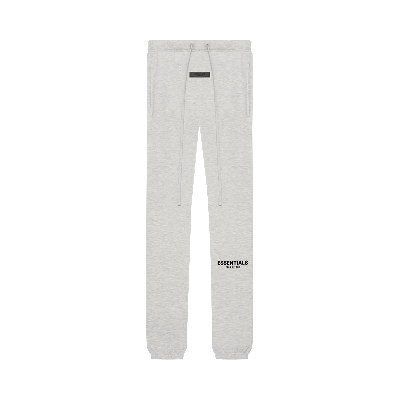 Pre-owned Essentials Fear Of God  Sweatpants 'light Oatmeal' In Grey