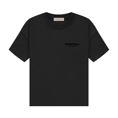ESSENTIALS Pre-owned Fear Of God  Tee 'stretch Limo' In Black