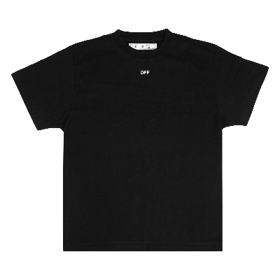 Shop Off-white Stencil Logo T-shirt 'black'