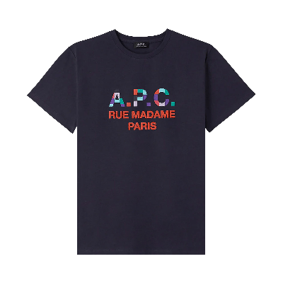 Pre-owned Apc Tao Homme T-shirt 'dark' In Blue