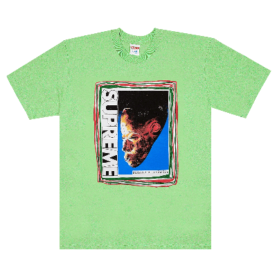 Pre-owned Supreme Mask Tee 'lime' In Green