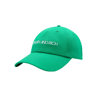 Shop Sporty And Rich Disco Hat 'kelly/white' In Green